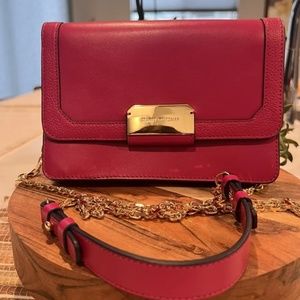 STUART WEITZMAN Small Crossbody/Clutch -  Beautiful Magenta color, Summer Ready